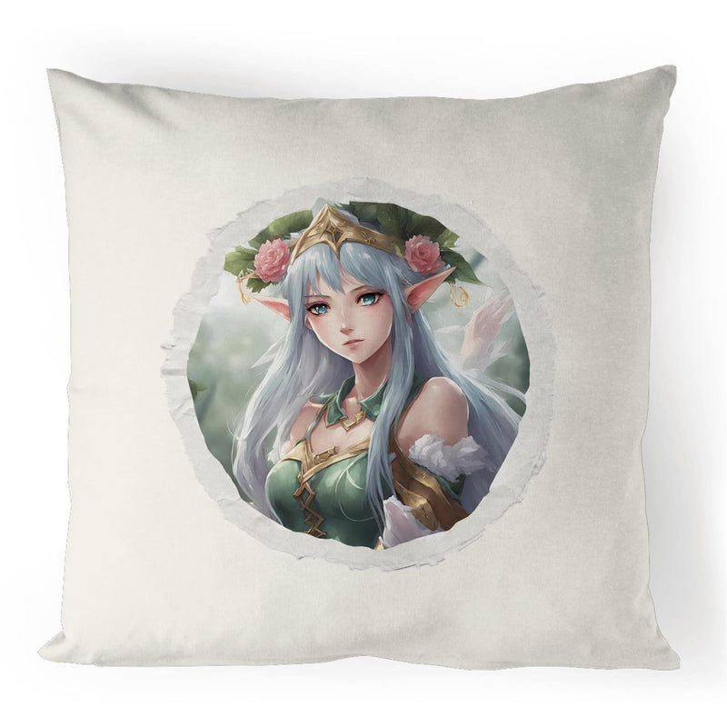 Framed Elf 100% Linen Cushion Cover Ogo Merch
