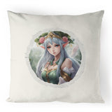 Framed Elf 100% Linen Cushion Cover