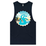 Beach Hydra AS Colour Barnard Mens Tank Top Tee