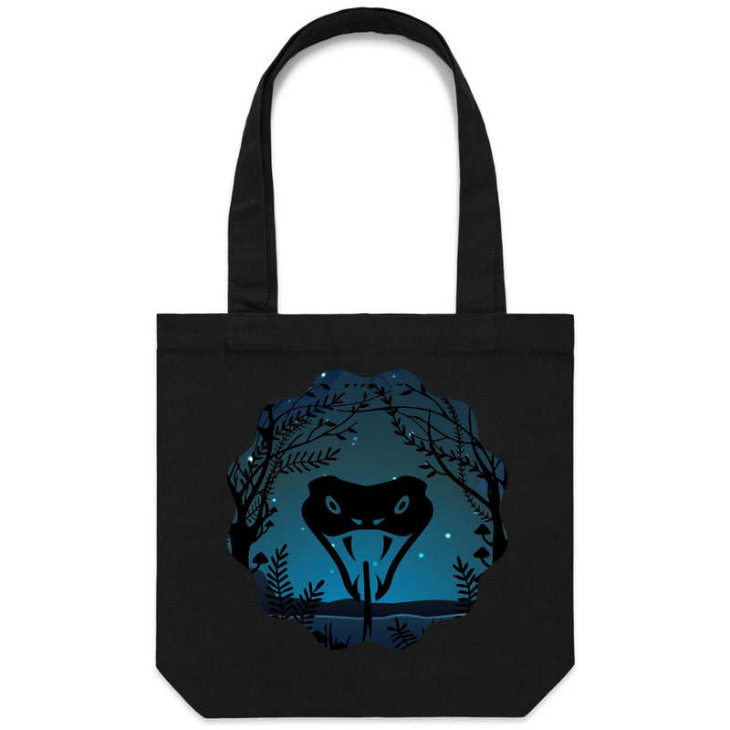Snake Strike AS Colour Carrie Canvas Tote Bag Ogo Merch