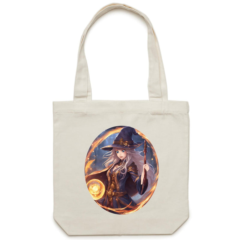 Flame Witch AS Colour - Carrie - Canvas Tote Bag Ogo Merch