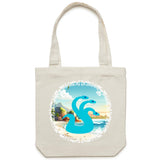 Beach Hydra AS Colour Carrie Canvas Tote Bag