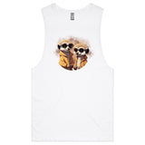 Meerkats in Jackets AS Colour Barnard - Mens Tank Top Tee