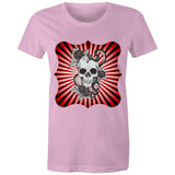 Snake and Skull AS Colour Women's Maple Tee