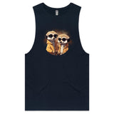 Meerkats in Jackets AS Colour Barnard - Mens Tank Top Tee