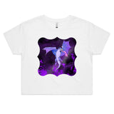 Purple Dragon AS Colour Women's Crop Tee