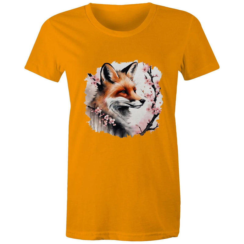 Fox and Tree AS Colour - Women's Maple Tee Ogo Merch