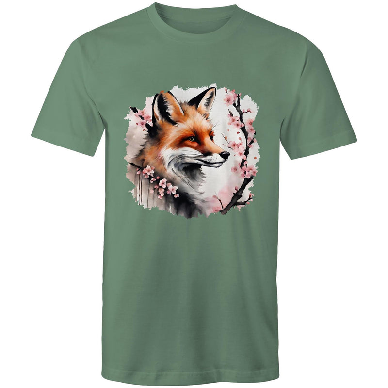 Fox and Tree AS Colour Staple - Mens T-Shirt Ogo Merch