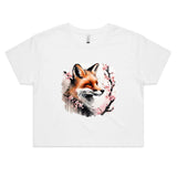 Fox and Tree AS Colour - Women's Crop Tee