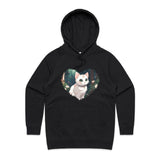 Cat in Heart AS Colour - Women's Supply Hood