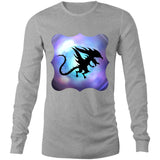 Glowing Dragon Mens Long Sleeve TShirt