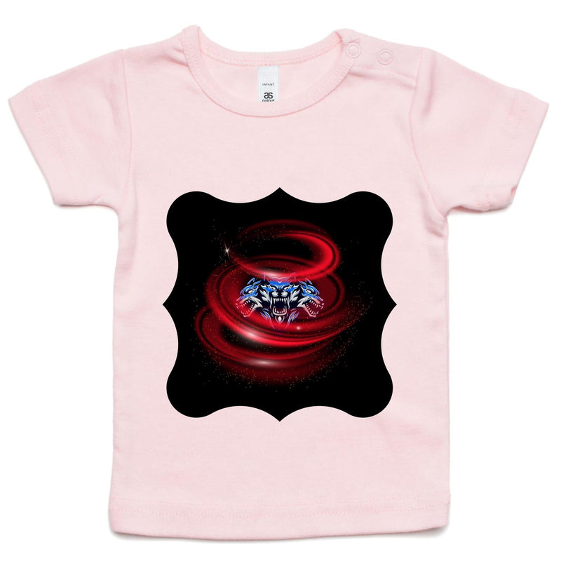 Cerberus Swirl AS Colour Infant Wee Tee Ogo Merch