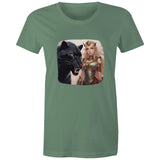 Panther and Elf AS Colour - Women's Maple Tee