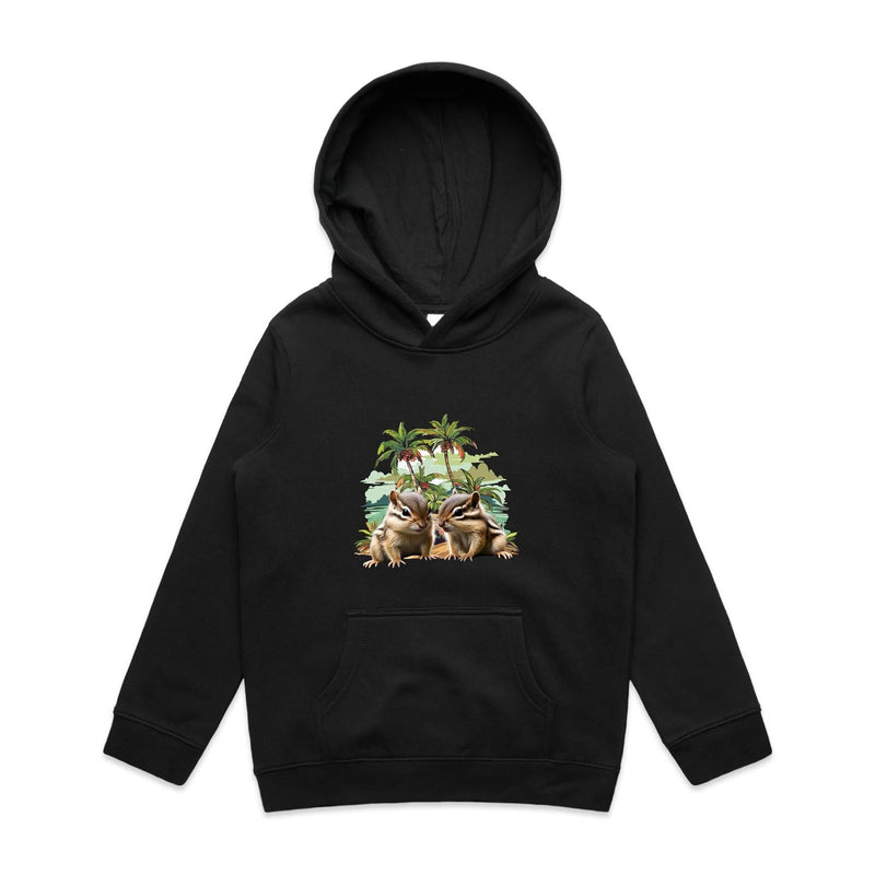 Beach Chipmunks AS Colour - Youth Supply Hood Ogo Merch
