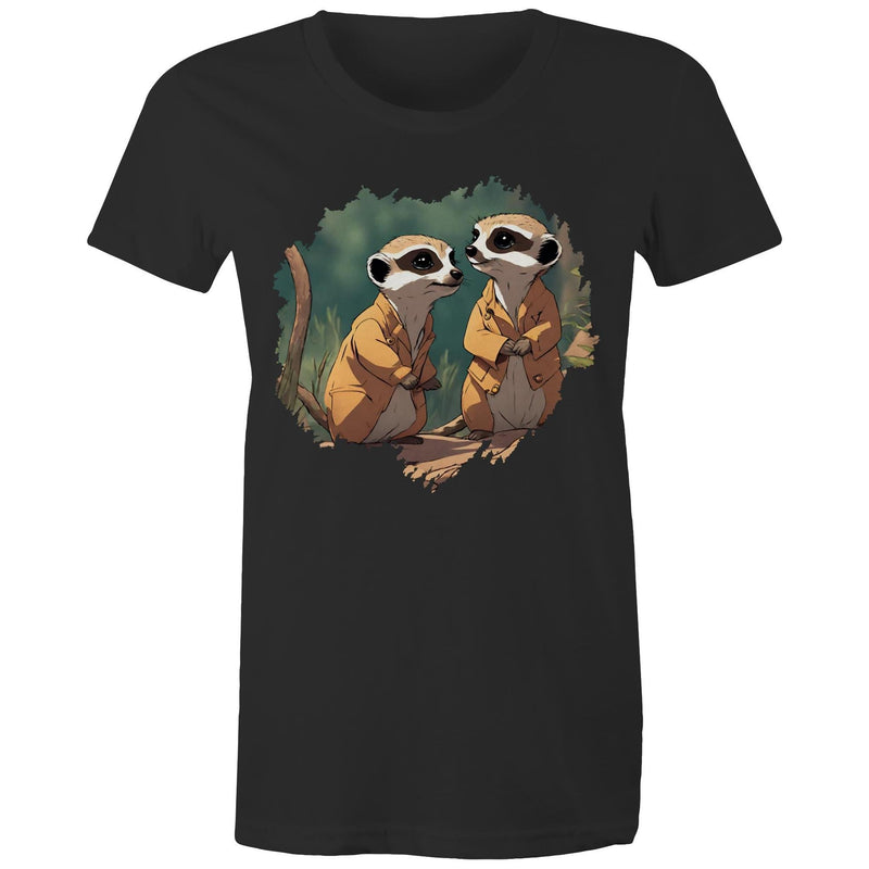 Meerkats AS Colour Women's Maple Organic Tee Ogo Merch