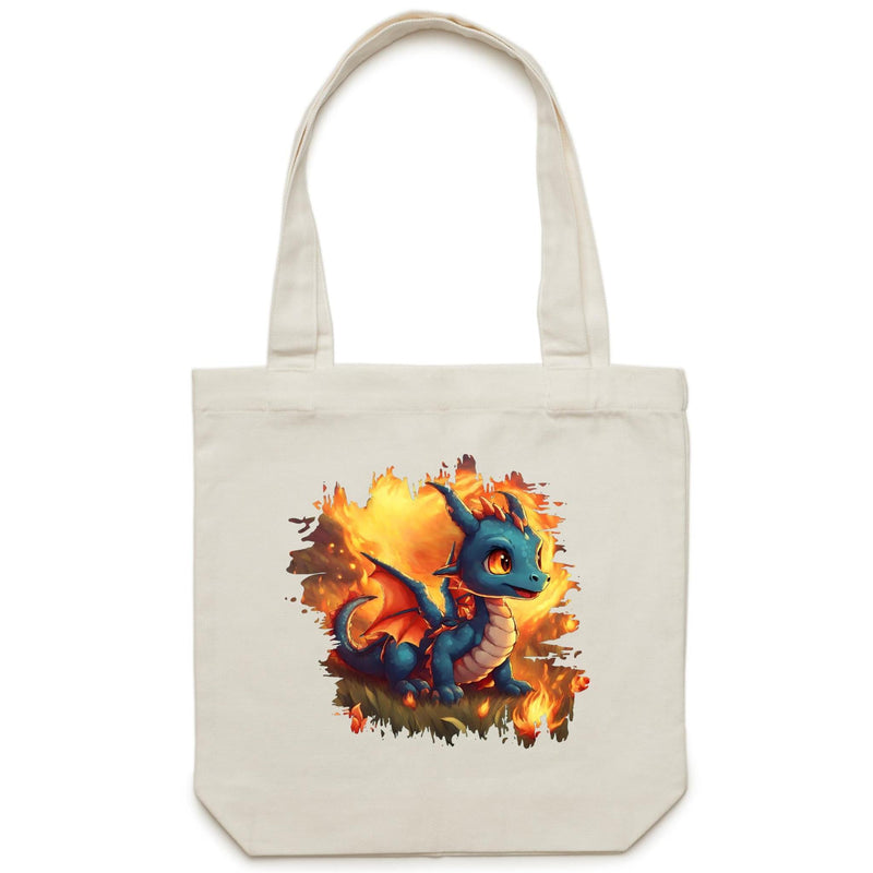 Baby Dragon AS Colour - Carrie - Canvas Tote Bag Ogo Merch