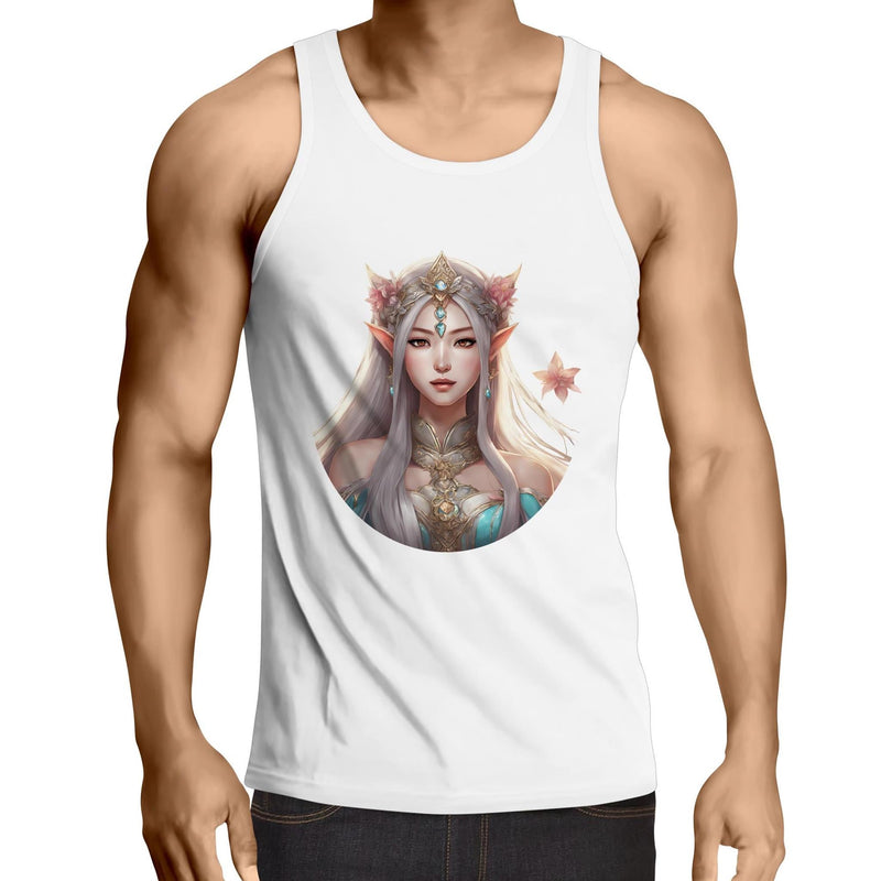 Mythical Elf AS Colour Lowdown - Mens Singlet Top Ogo Merch