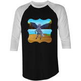 Beach Pegasus AS Colour Raglan - 3/4 Sleeve T-Shirt