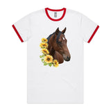 Sunflower Horse AS Colour Staple Ringer Tee