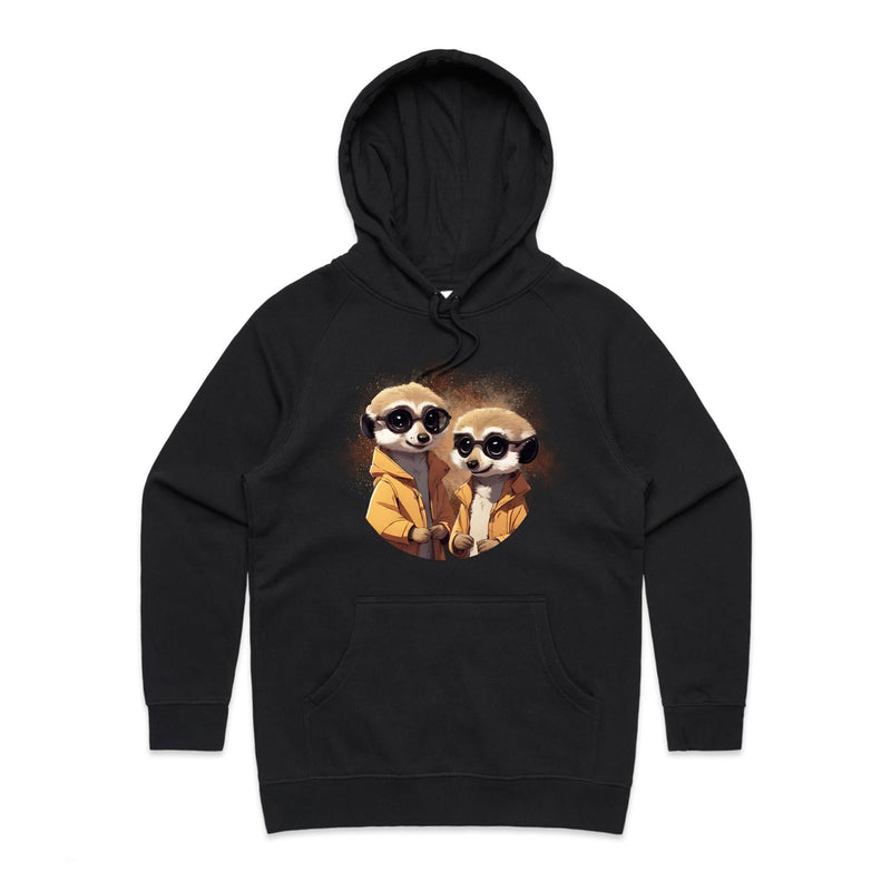 Meerkats in Jackets AS Colour - Women's Supply Hood Ogo Merch