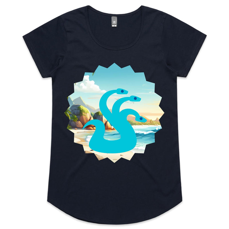 Beach Hydra AS Colour Mali Womens Scoop Neck TShirt Ogo Merch