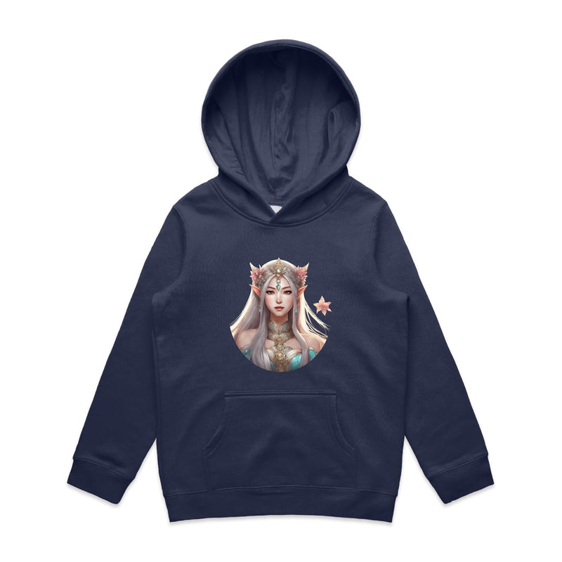 Mythical Elf AS Colour - Youth Supply Hood Ogo Merch
