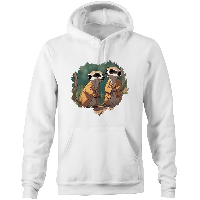 Meerkats AS Colour Stencil Pocket Hoodie Sweatshirt Ogo Merch
