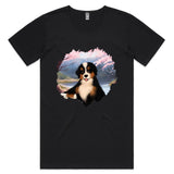 Dog AS Colour Shadow Mens Scoop Neck TShirt