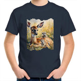 Deer and Meerkats AS Colour Kids Youth T-Shirt