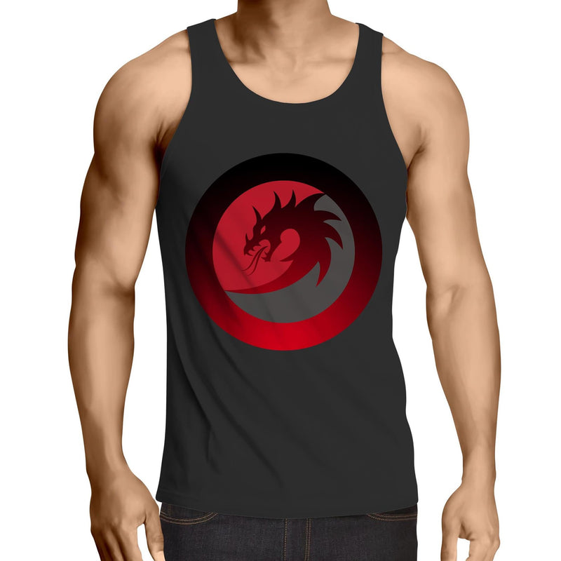 Dragon Shadow AS Colour Lowdown Mens Singlet Top Ogo Merch