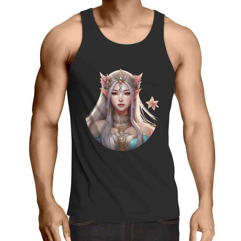 Mythical Elf AS Colour Lowdown - Mens Singlet Top Ogo Merch