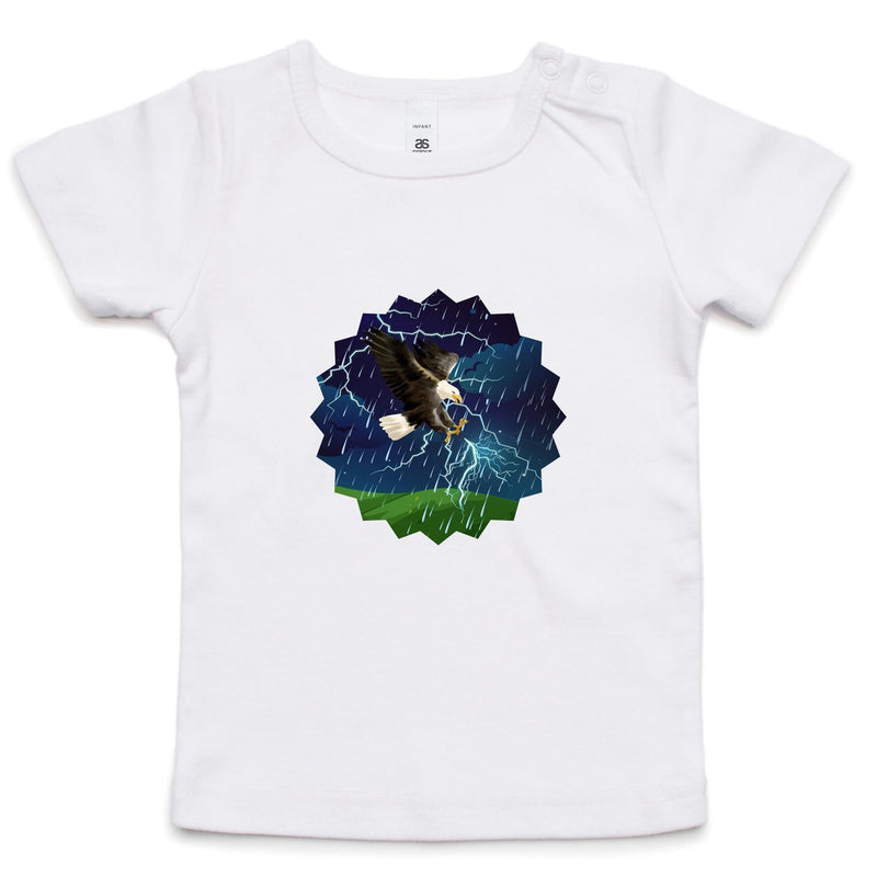 Lightning Eagle AS Colour - Infant Wee Tee Ogo Merch