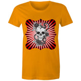 Snake and Skull AS Colour Women's Maple Tee