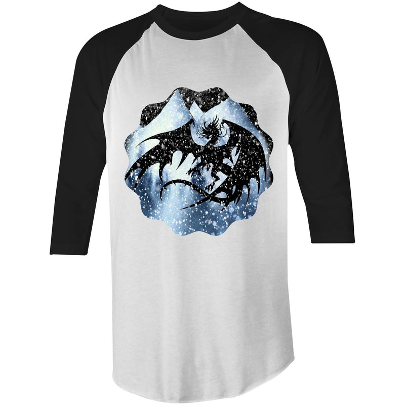 Dragon Silhouette 3/4 Sleeve TShirt Ogo Merch
