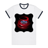 Cerberus Swirl AS Colour Staple Ringer Tee