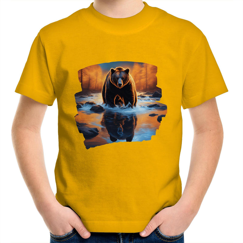 Water Bear AS Colour Kids Youth T-Shirt Ogo Merch