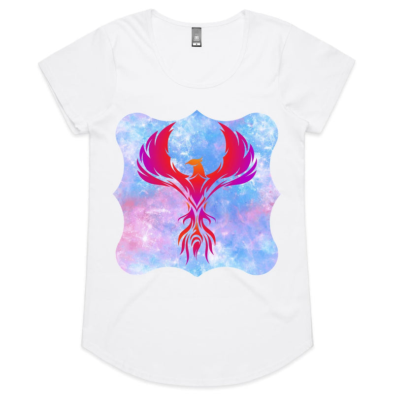 Red Phoenix AS Colour Mali Womens Scoop Neck TShirt Ogo Merch