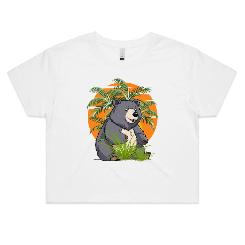 Bear AS Colour - Women's Crop Tee Ogo Merch