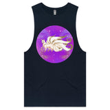 Shining Nine Tailed Fox Mens Tank Top Tee