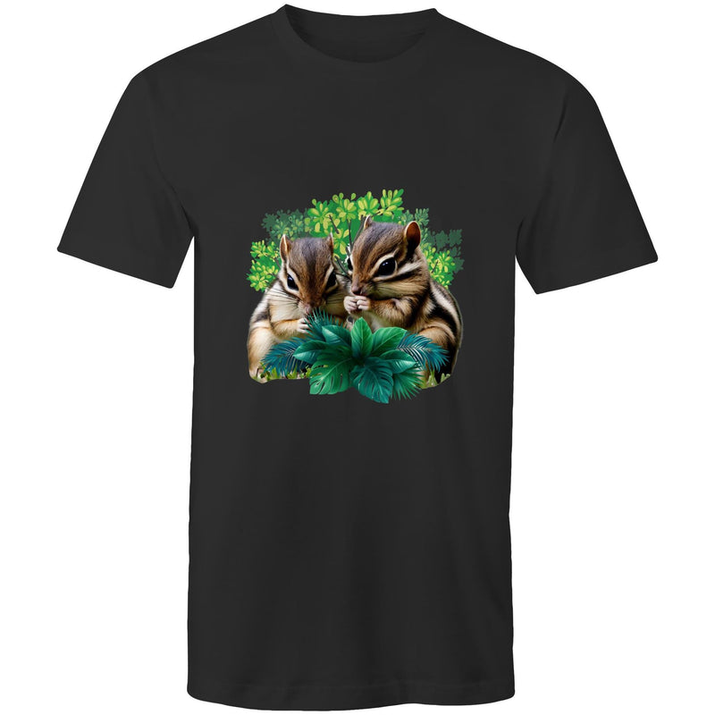 Cute Chipmunks AS Colour Staple - Mens T-Shirt Ogo Merch