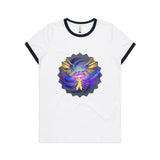 Gold Eagle AS Colour Women's Ringer Tee