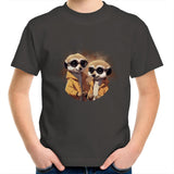 Meerkats in Jackets AS Colour Kids Youth T-Shirt