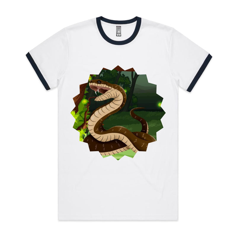 Jungle Snake AS Colour Staple Ringer Tee Ogo Merch