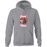 Good Vibes Turtle AS Colour Stencil - Pocket Hoodie Sweatshirt