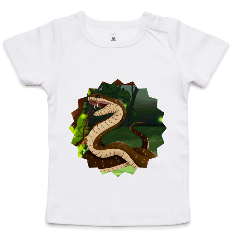 Jungle Snake AS Colour Infant Wee Tee Ogo Merch