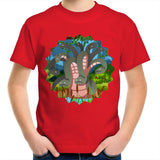 Swamp Hydra AS Colour Kids Youth TShirt