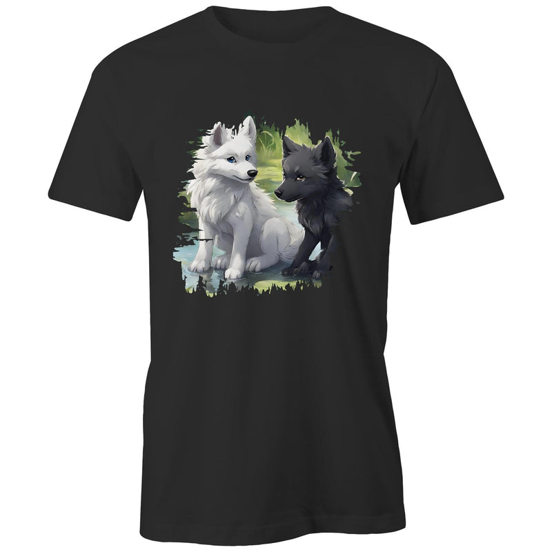 Two Wolves AS Colour Organic Tee Ogo Merch