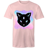 Psychic Cat AS Colour Staple Mens TShirt