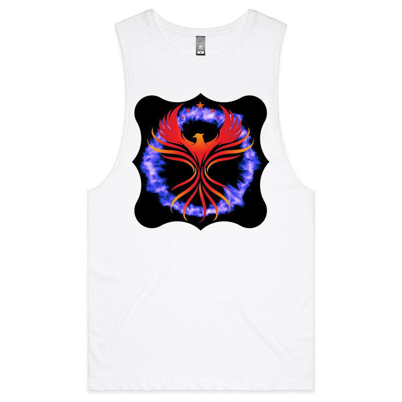 Fire Ring Phoenix AS Colour Barnard Mens Tank Top Tee Ogo Merch