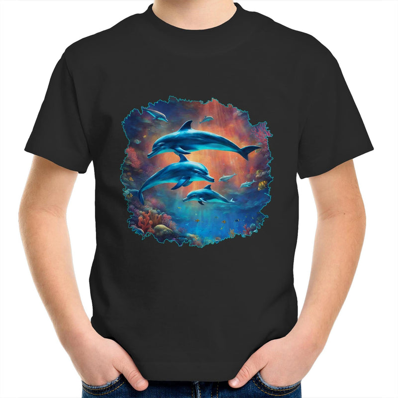 Dolphins AS Colour Kids Youth T-Shirt Ogo Merch